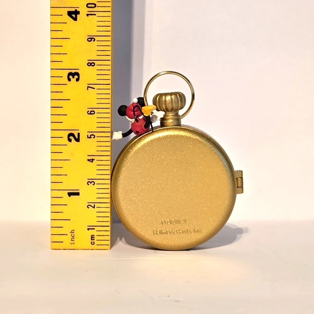 VTG 2002 Hallmark Disney Goofy Clockworks Pocket Watch Ornament w Original Box